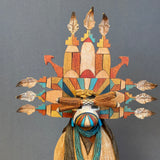 Cecil Calnimptewa Hopi Corn-Grinding Girl (Palhik Mana) Carving, genuine Hopi   (RS215)