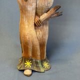 Cecil Calnimptewa Hopi Corn-Grinding Girl (Palhik Mana) Carving, genuine Hopi   (RS215)