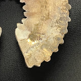 Juliana Williams, Navajo - Multi-Stone Squash Blossom Necklace and Earrings SET, vintage  (GSP8)