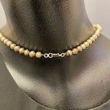 Vintage Navajo Turquoise and Sterling Silver Squash Blossom Necklace, authentic Native American  (GSP2)