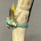 Zuni Carved Antler Corn Maiden Fetish  (AC58)