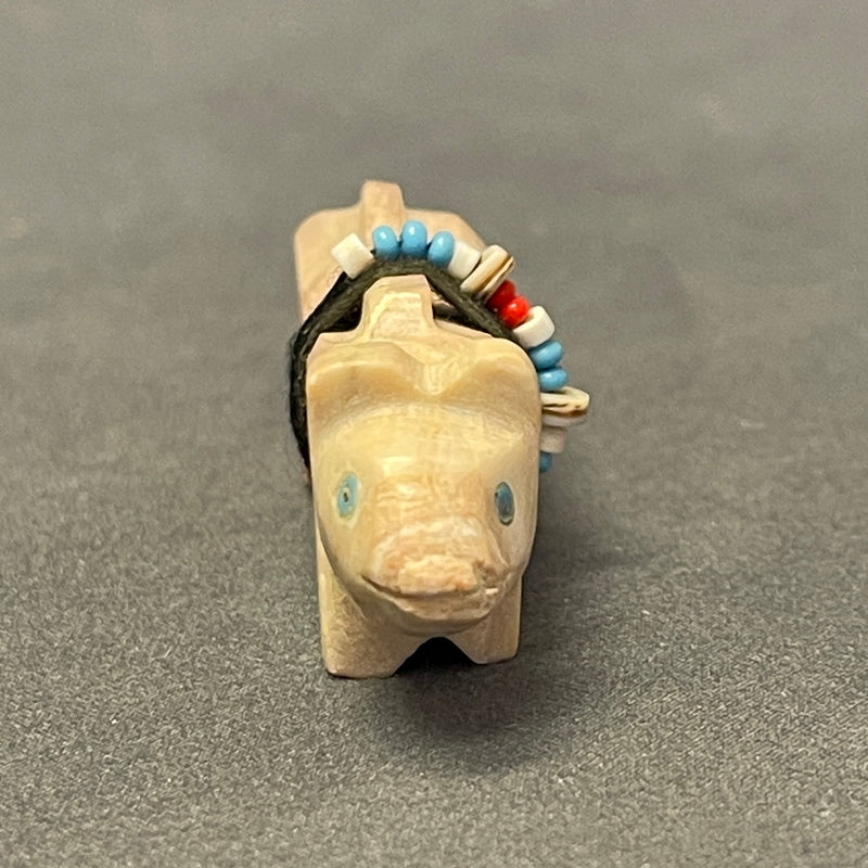 Zuni Marble Mountain Lion Fetish with Gift Bundle (VW166)