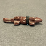 Zuni Fox Fetish Carved from Pipestone  (VW171)