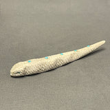 Antler Snake Fetish with Turquoise by Johnathan Shack, Zuni  (2/56)