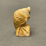 Picasso Marble Owl Fetish by Derrick Kaamasee, Zuni   (1/423)