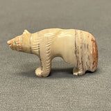 Zuni Marble Carved Wolf Fetish (RK221)