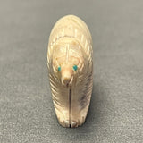 Zuni Marble Carved Wolf Fetish (RK221)