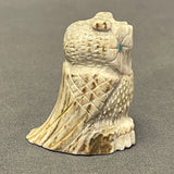 Antler Owl Fetish by Johnathan Shack, Zuni  (2/45)