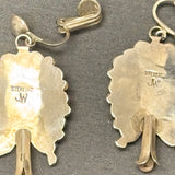 Juliana Williams, Navajo - Multi-Stone Squash Blossom Necklace and Earrings SET, vintage  (GSP8)