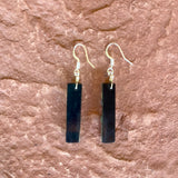 Native American Mosaic Dangle Earrings. Mary Tafoya, Kewa (Santo Domingo) Pueblo (4/16)