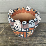 Caroline Sando, Jemez Pueblo Clay Friendship Bowl, authentic Native American  (AR4)
