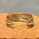 Michael Kirk, Isleta Pueblo Sterling Silver Feather Cuff Bracelet    (SS14)