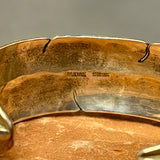 Michael Kirk, Isleta Pueblo Sterling Silver Feather Cuff Bracelet    (SS14)