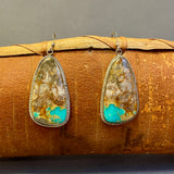 Authentic Navajo Boulder Turquoise Dangle Earrings   (1/347)