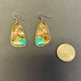Authentic Navajo Boulder Turquoise Dangle Earrings   (1/347)