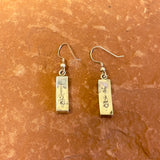 Supersmith Navajo Turquoise Inlay Dangle Earrings   (SS60)
