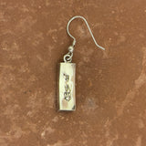 Supersmith Navajo Turquoise Inlay Dangle Earrings   (SS60)