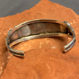 Authentic Navajo Five Stone Bracelet with Natural Turquoise, vintage (5/281)