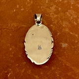 Authentic Navajo Sterling Silver and Mammoth Tooth Pendant   (9/365)