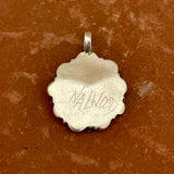 Clem Nalwood, Navajo Clem Nalwood, Navajo Silver Floral Pendant, vintage Native American  (5/44)Silver Floral Pendant, vintage Native American  (5/44)
