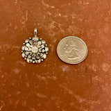 Clem Nalwood, Navajo Clem Nalwood, Navajo Silver Floral Pendant, vintage Native American  (5/44)Silver Floral Pendant, vintage Native American  (5/44)
