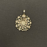 Clem Nalwood, Navajo Clem Nalwood, Navajo Silver Floral Pendant, vintage Native American  (5/44)Silver Floral Pendant, vintage Native American  (5/44)
