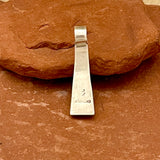 Contemporary Navajo Channel Inlay Pendant with Cultured Opal   (5/18)