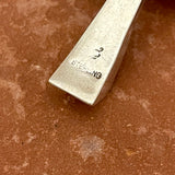 Contemporary Navajo Channel Inlay Pendant with Cultured Opal   (5/18)
