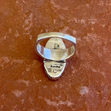 Supersmith Sterling Silver and Multi-Stone Channel Inlay Ring - size 9.5  (3/198)