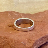 Authentic Navajo Channel Inlay Lapis Ring, vintage - size 13  (1/305)