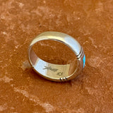Ray Tracey, Navajo Contemporary Turquoise Inlay Ring - size 9 1/2   (5/26)