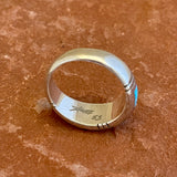 Ray Tracey, Navajo Contemporary Turquoise Inlay Ring - size 9 1/2   (5/26)