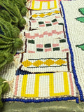 Antique Anishinaabe Beaded Bandolier Bag - late 19th century   (GM233)