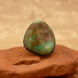 Leroy Navajohn, Authentic Navajo Royston Turquoise Ring - size 10 3/4   (5/68)