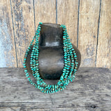 Santo Domingo 4-strand Turquoise Nugget Necklace   (BH80)