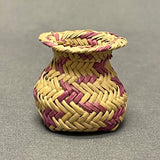 Miniature Cherokee Split River Cane Basket with Handle  (SSC18)
