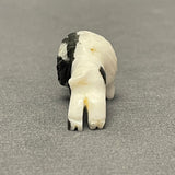 Zuni Zebra Stone Alabaster Buffalo Fetish  (SSC22)