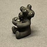 Dorothy and Paul Gutierrez, Santa Clara Pueblo Miniature Blackware Mudhead Figure  (SSC52)