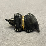 Zuni Black Jet Mole Fetish with Gift Bundle  (SSC111)