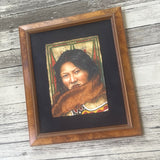 Original painting of Native American Woman, by Ken Ferguson - one-of-a-kind painting (3/131)