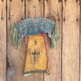 Vintage Native American Miniature Replica Dance Dress - Michael Many Horses, Santee Sioux, adopted  (3/137)