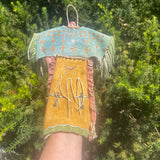 Vintage Native American Miniature Replica Dance Dress - Michael Many Horses, Santee Sioux, adopted  (3/137)