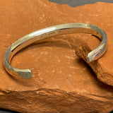 Supersmith Collection, Contemporary Channel Inlay Sterling Silver Bracelet with Rug Pattern Design   (1/448)