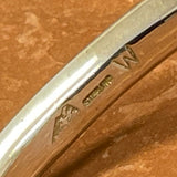 Supersmith Collection, Contemporary Channel Inlay Sterling Silver Bracelet with Rug Pattern Design   (1/448)