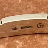 Supersmith Collection, Contemporary Channel Inlay Sterling Silver Bracelet with Turquoise, Opal and Sugilite Stones   (1/449)