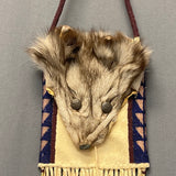 Diana Hudson Miller, Lakota - Coyote Skin Bag with Beadwork (GM28)