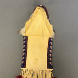 Diana Hudson Miller, Lakota - Coyote Skin Bag with Beadwork (GM28)