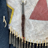 Contemporary Northern Plains Buffalo Shield by Rod Steiner, Santee Sioux-authentic Native American   (GM280)