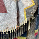 Contemporary Northern Plains Buffalo Shield by Rod Steiner, Santee Sioux-authentic Native American   (GM280)