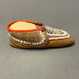 Antique Iroquois Beaded Child's Moccasins - Early 20th Century Moccasins   (GM174)